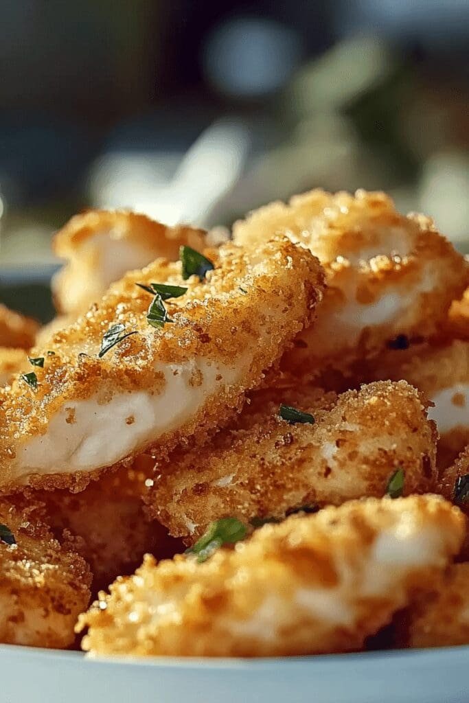 Parmesan Crusted Air Fryer Chicken Tenders