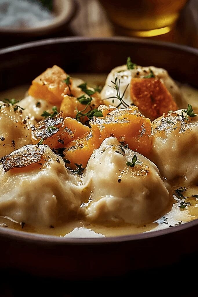 Slow Cooker Chicken Dumplings