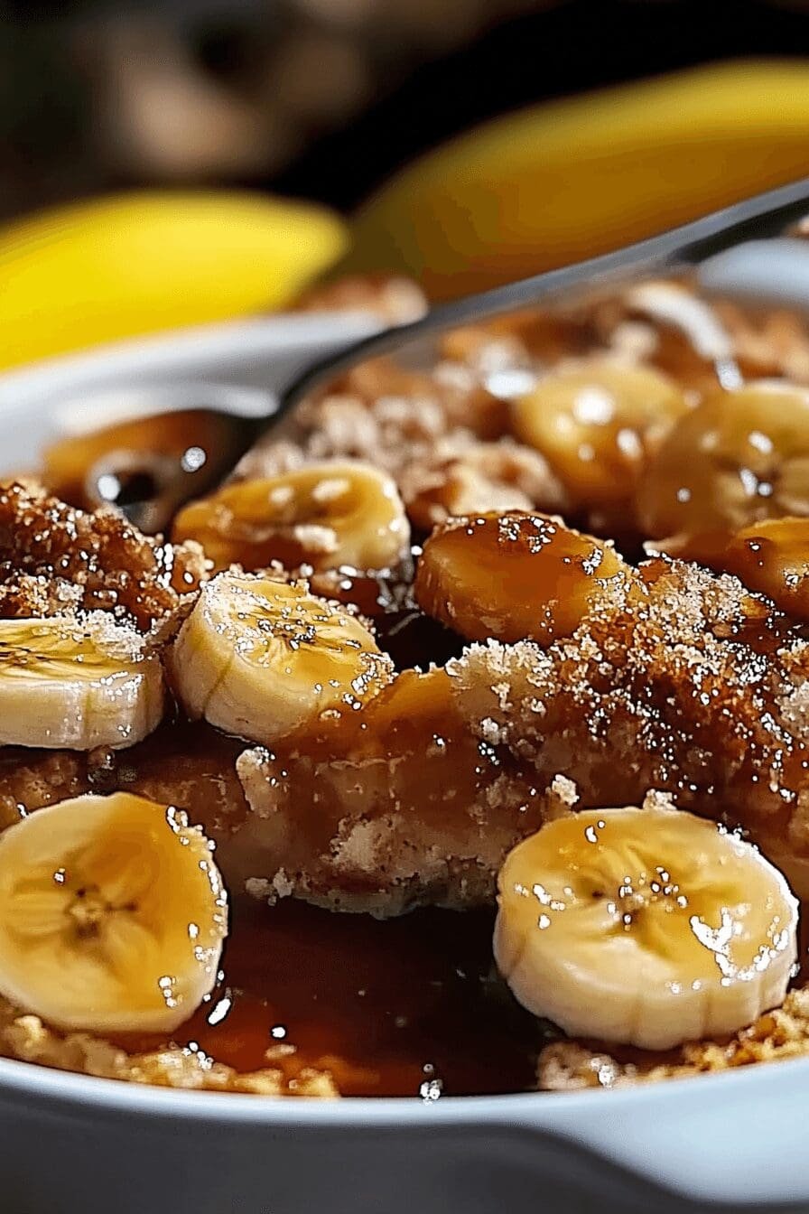 Bananas Foster Cobbler