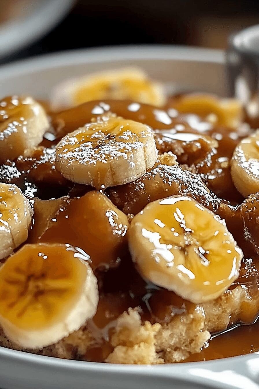 Bananas Foster Cobbler