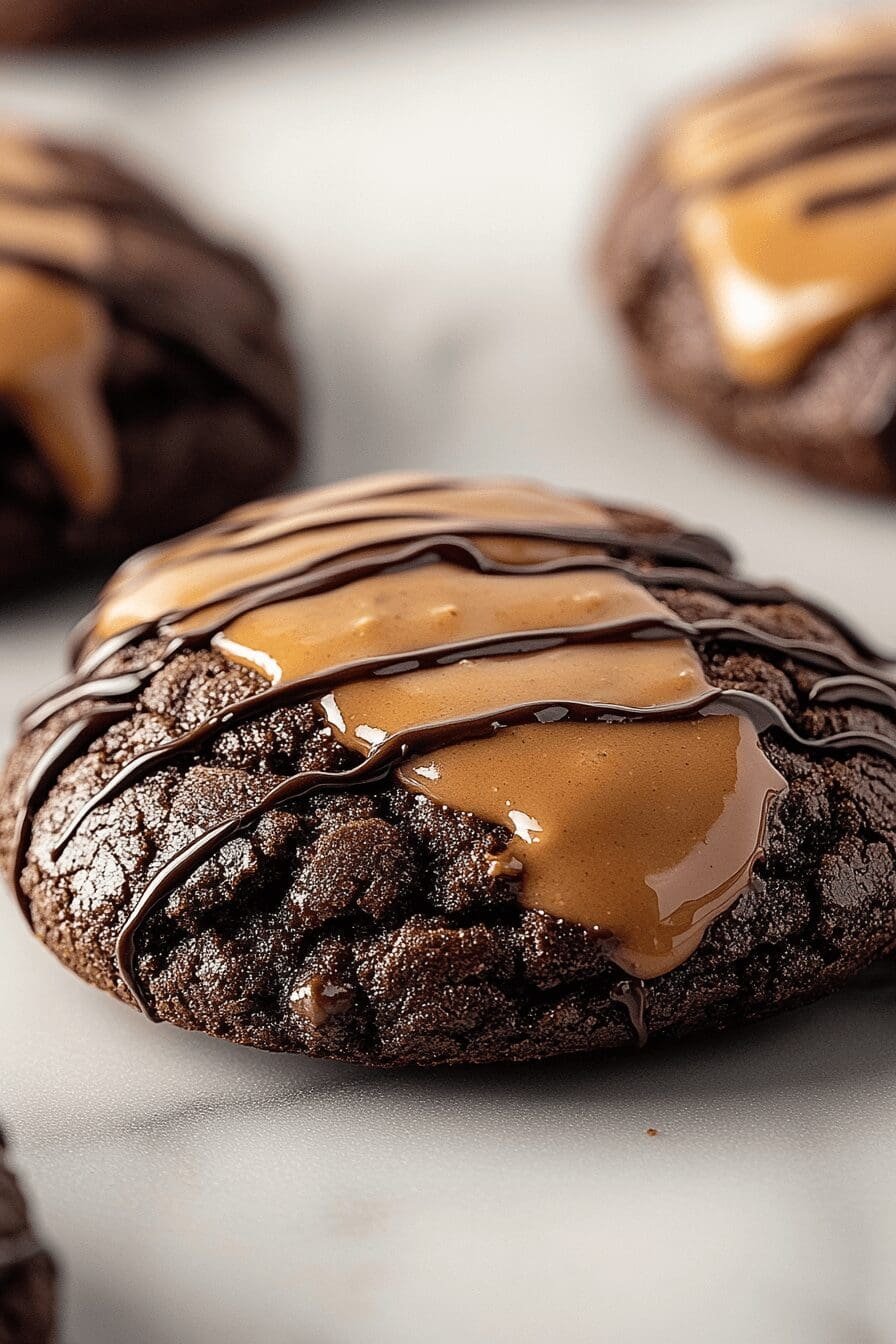 Buckeye Brownie Cookies