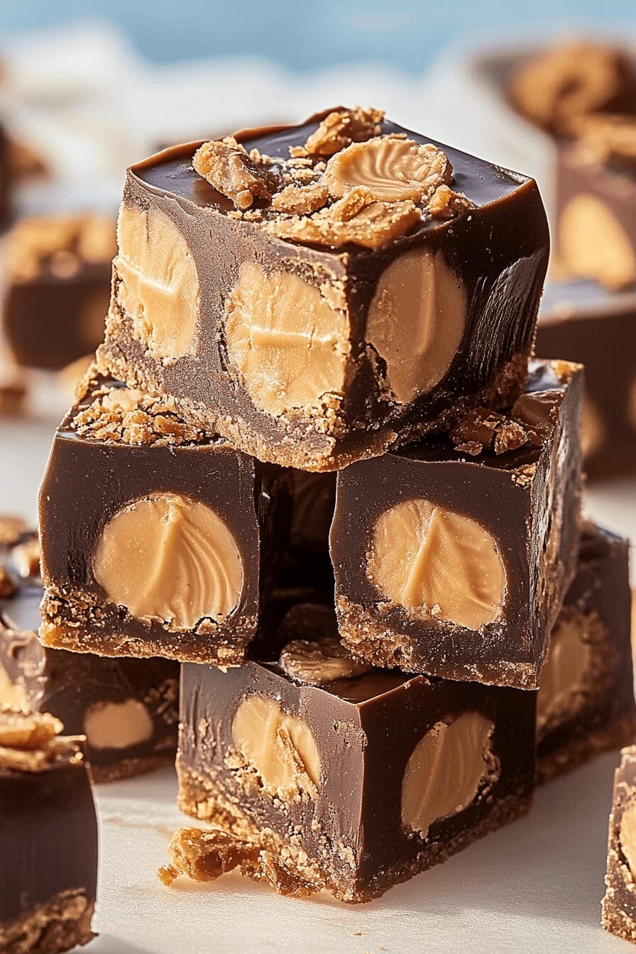 Butterfinger Reeses Fudge