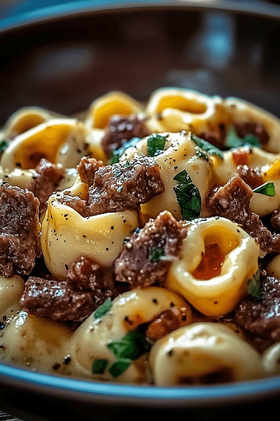 Cheesesteak Tortellini