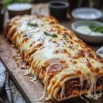 Cheesy Pepperoni Stromboli