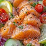 Fresh Healthy Salmon Salad