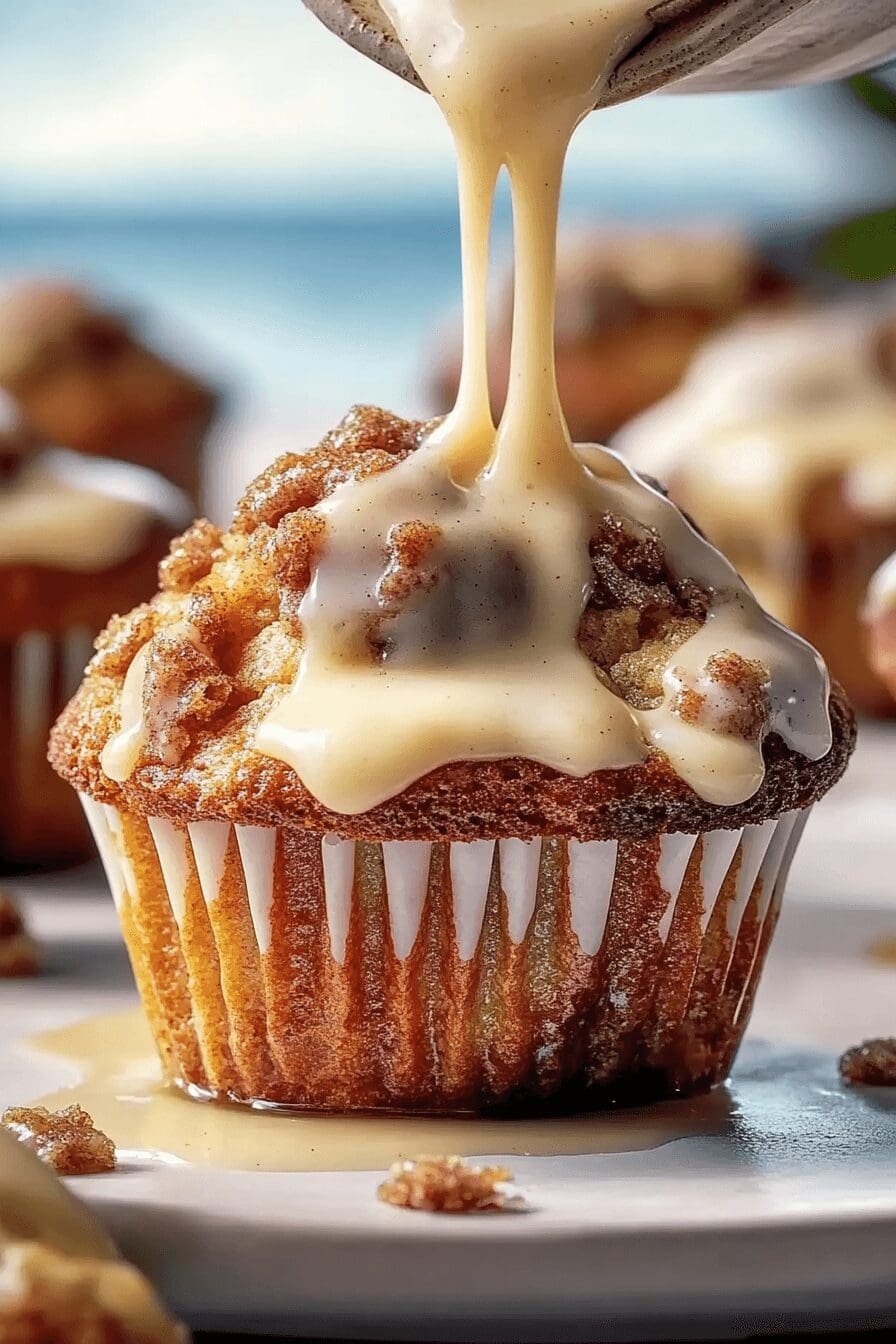 Gooey Cinnamon Cream Cheese Muffins