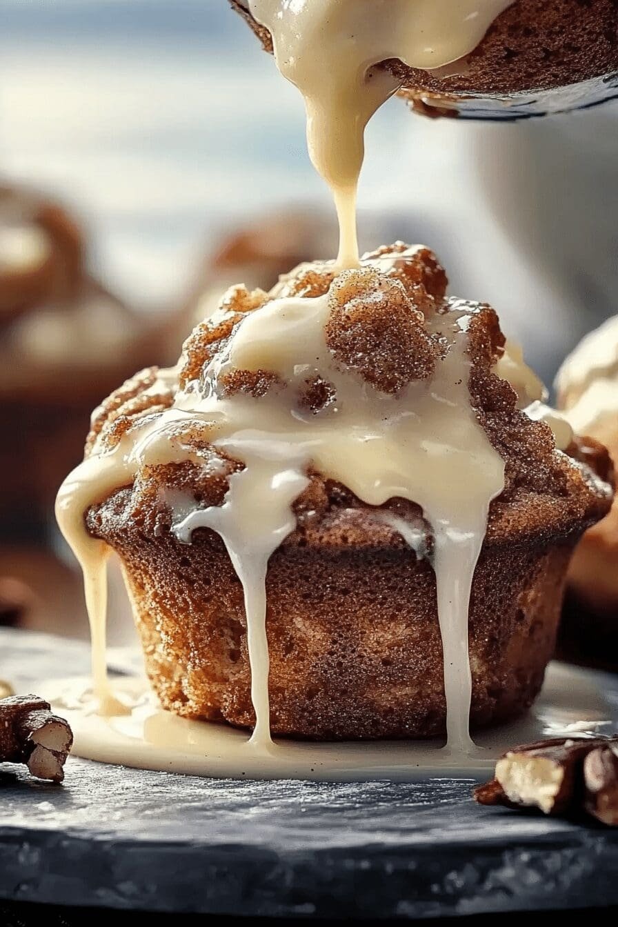 Gooey Cinnamon Cream Cheese Muffins