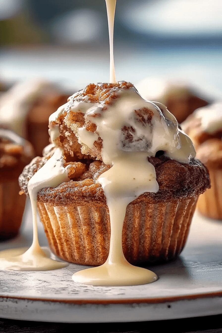 Gooey Cinnamon Cream Cheese Muffins