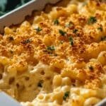 Homemade mac and cheese casserole