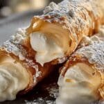 Italian cream filled cannoncini