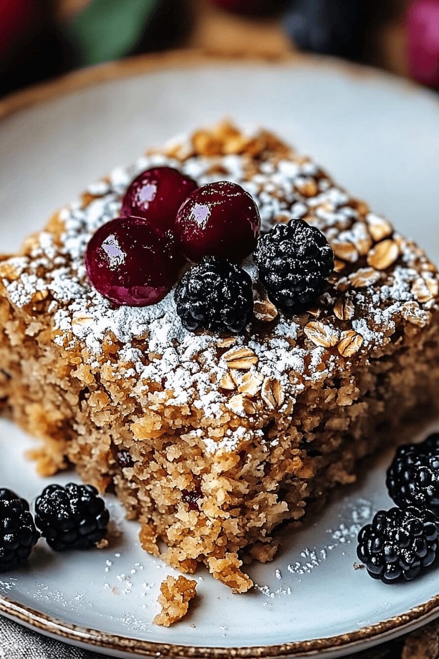 Lazy Day Oatmeal Cake