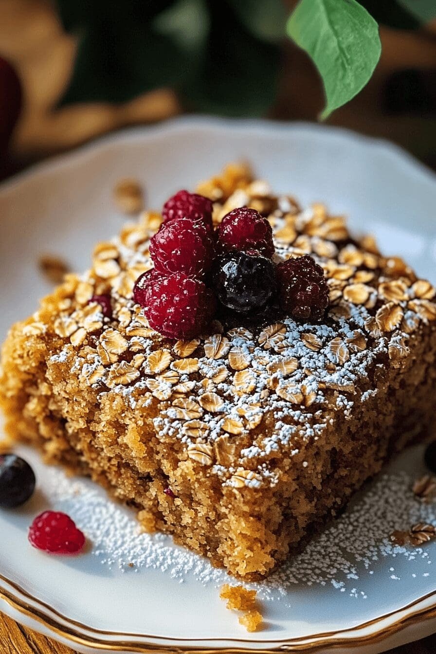 Lazy Day Oatmeal Cake