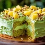 Pistachio Pineapple Cake