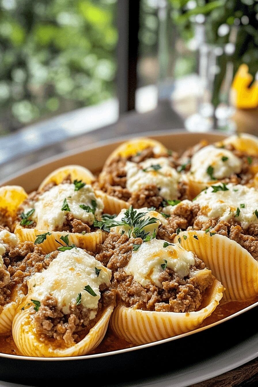 Ricotta Beef Stuffed ShellsBig Mac Sloppy Joesmississippi mud potatoes