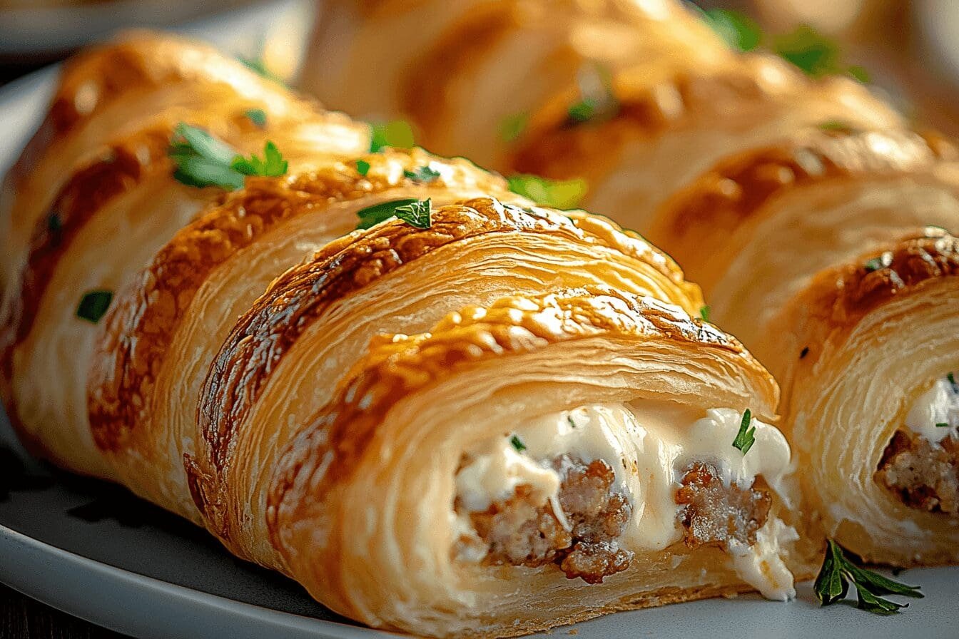 Sausage Cream Cheese Crescents