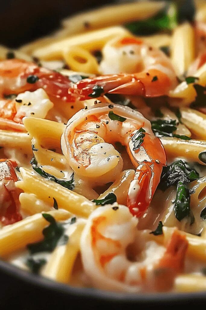 Shrimp Penne Pasta