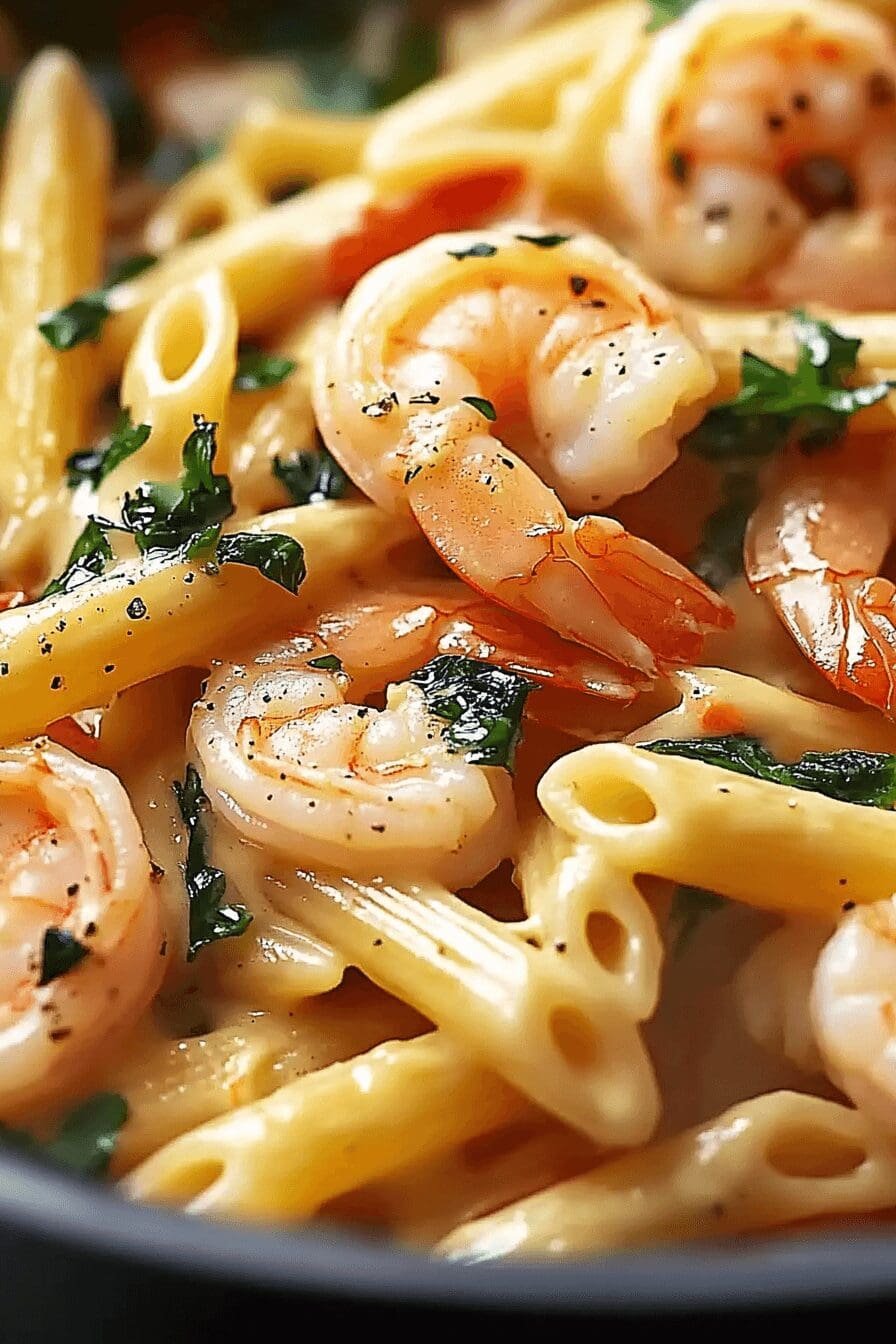 Shrimp Penne Pasta