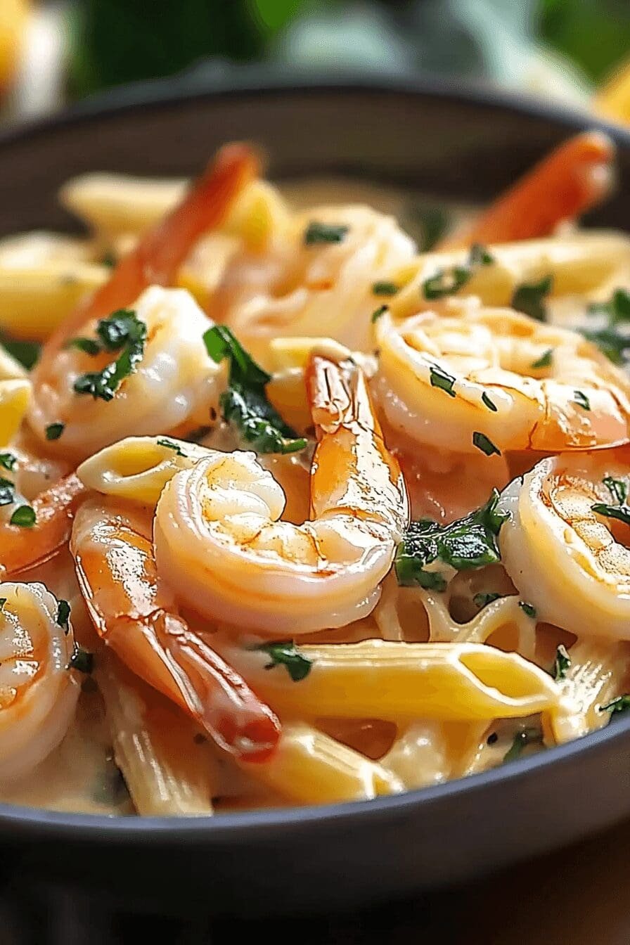 Shrimp Penne Pasta