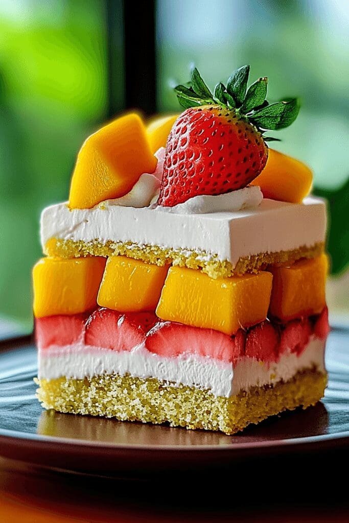 Strawberry Mango Cake