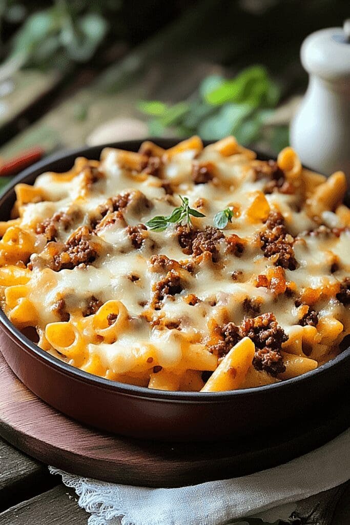 Taco Cream Cheese Pasta