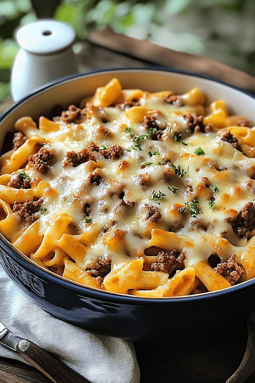 Taco Cream Cheese Pasta