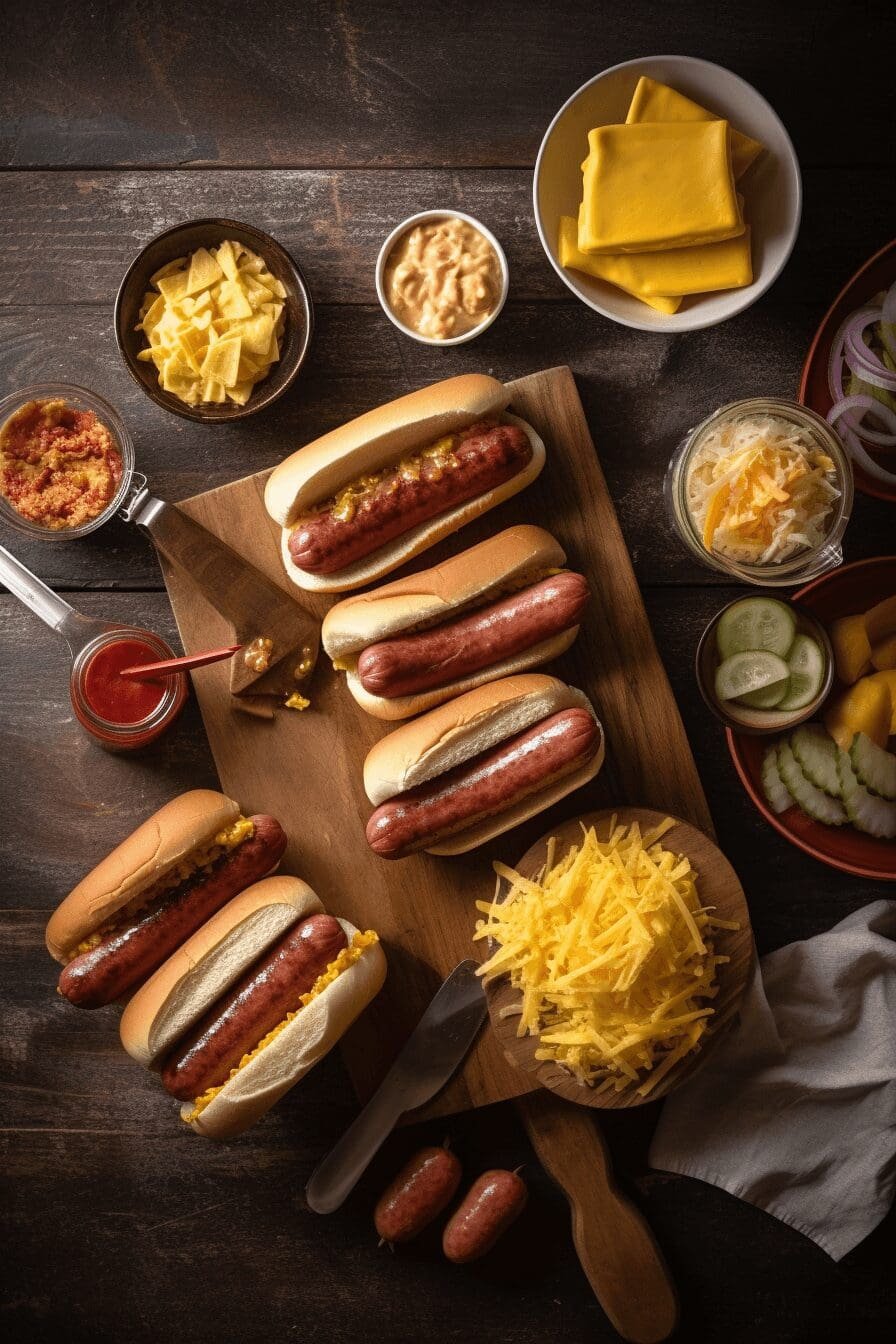 air fryer grilled cheese hot dogs