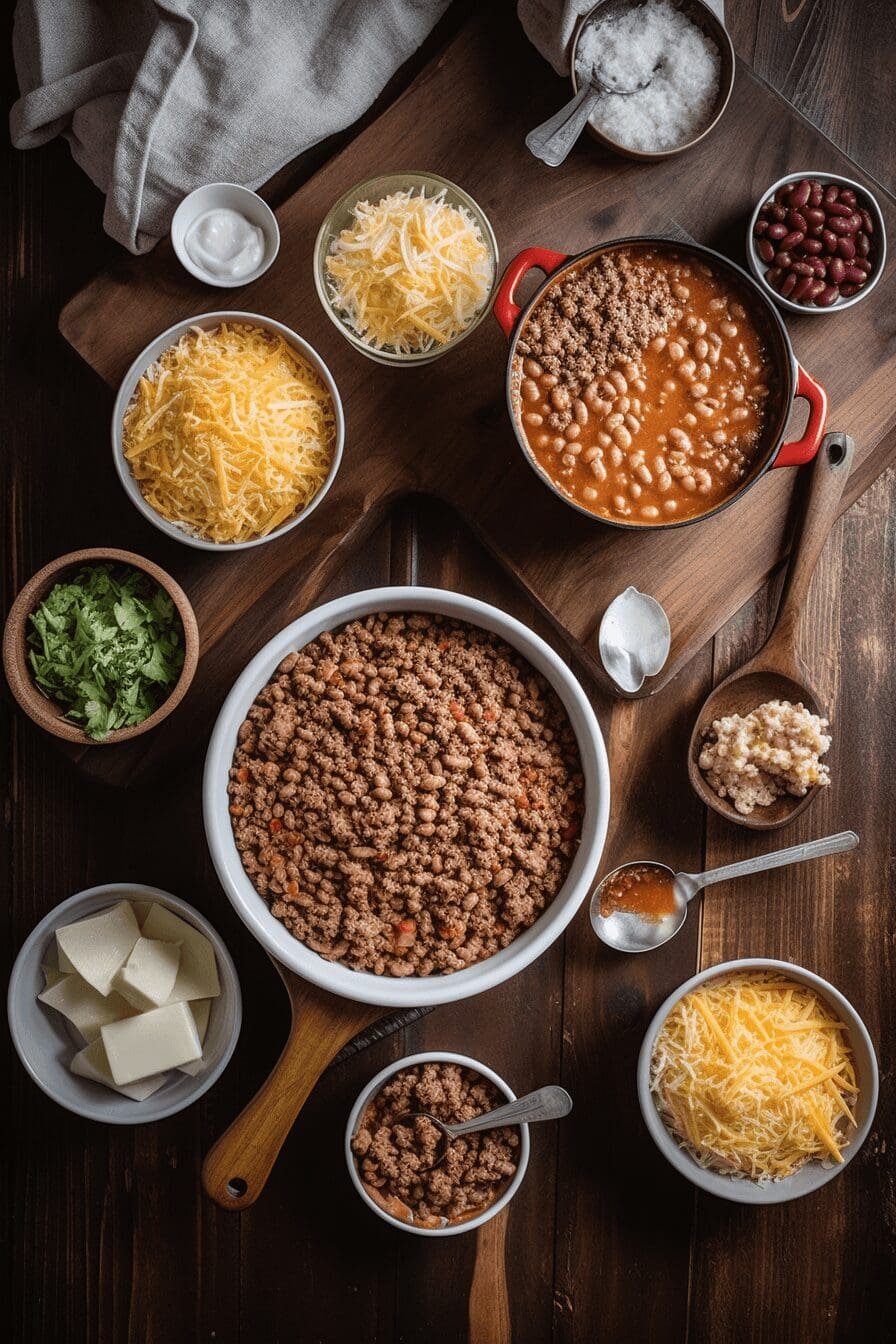 baked beans ground beef casserole