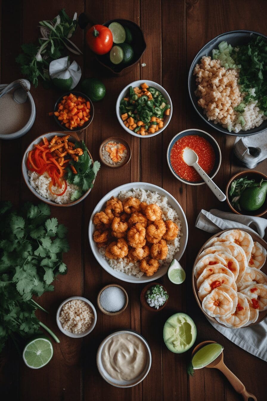 bang bang shrimp tacos