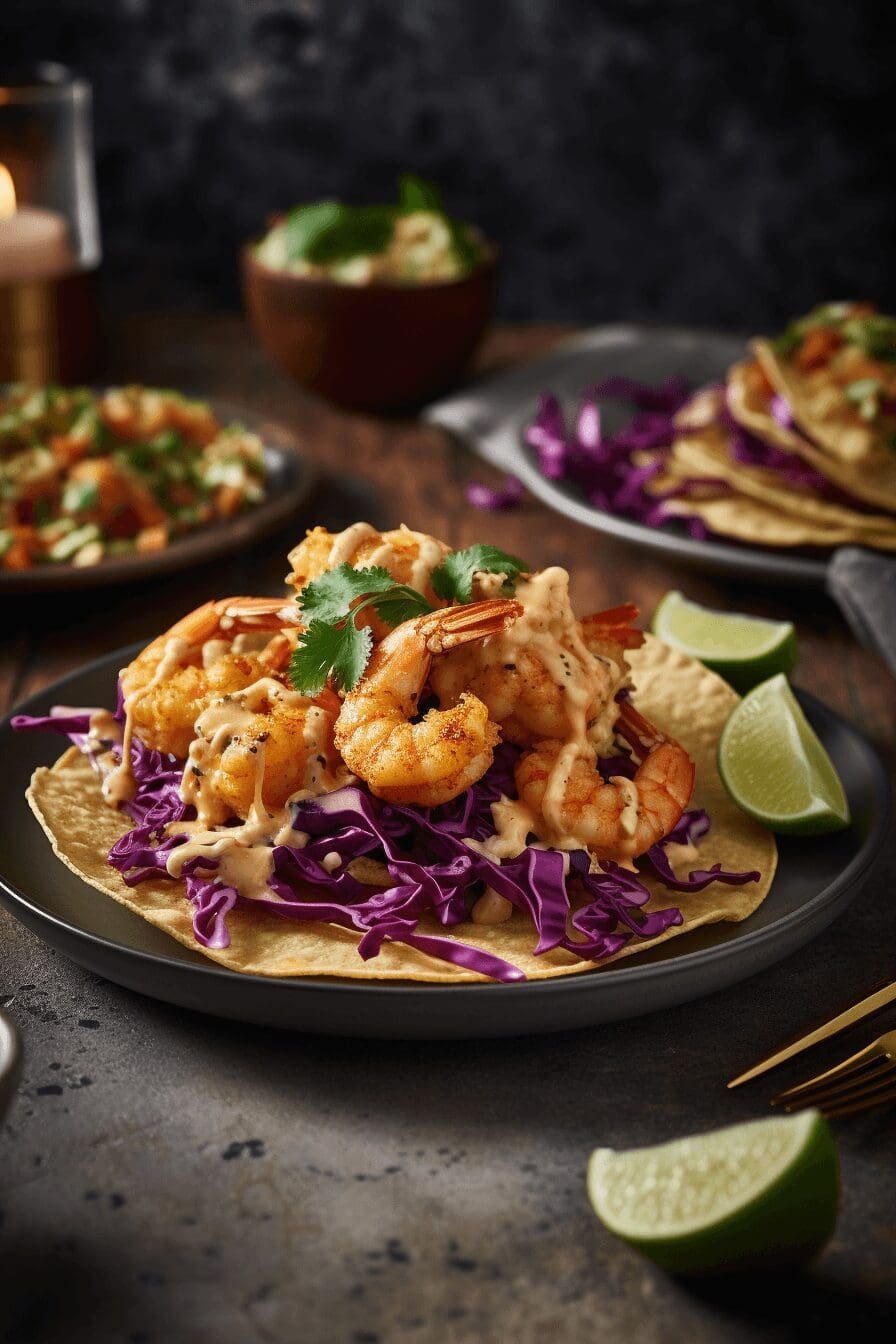 bang bang shrimp tacos