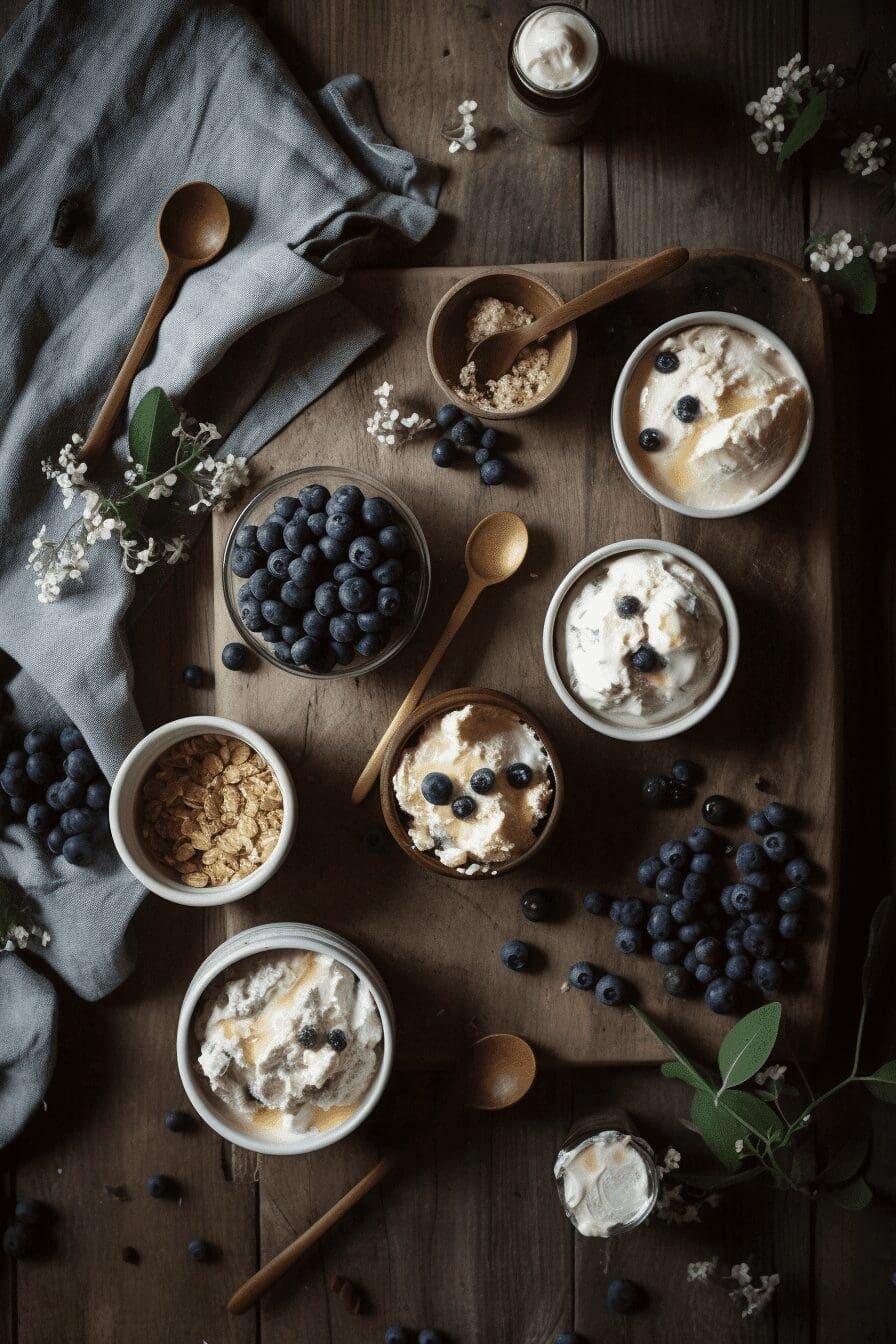 blueberry cottage cheese ice cream