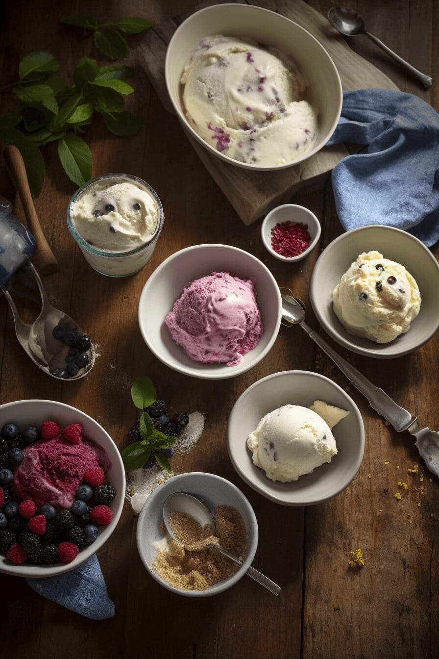 blueberry cottage cheese ice cream