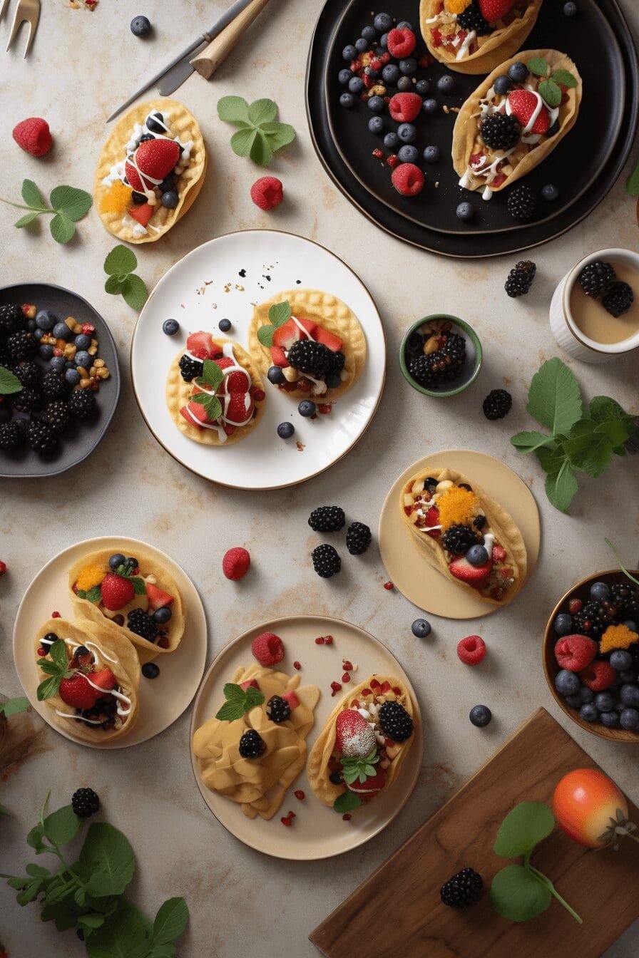 cheesecake cookie dough tacos