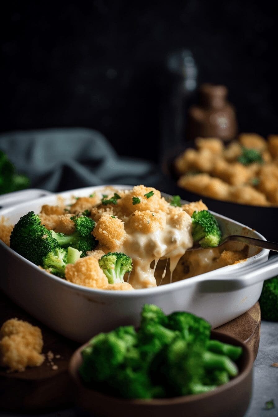 chicken alfredo tater tot casserole