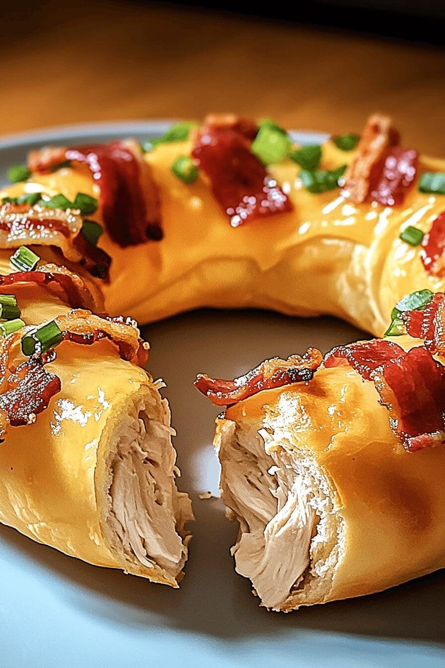 chicken bacon ranch crescent ring