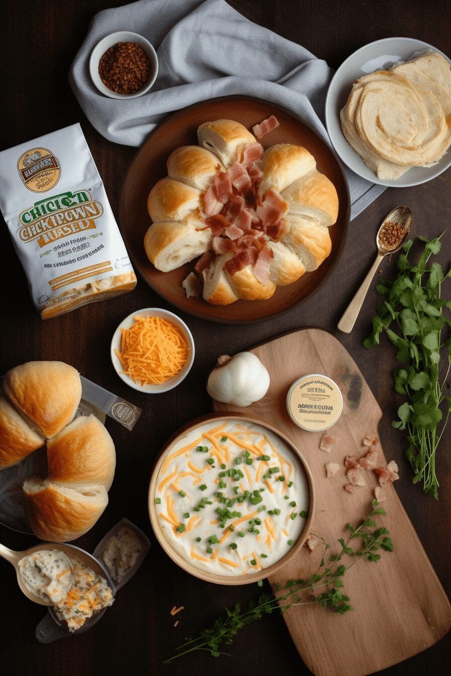 chicken bacon ranch crescent ring