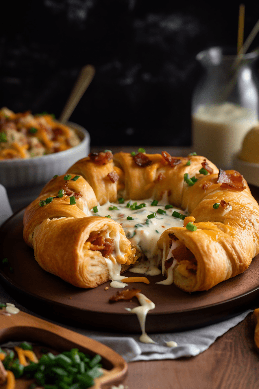 chicken bacon ranch crescent ring