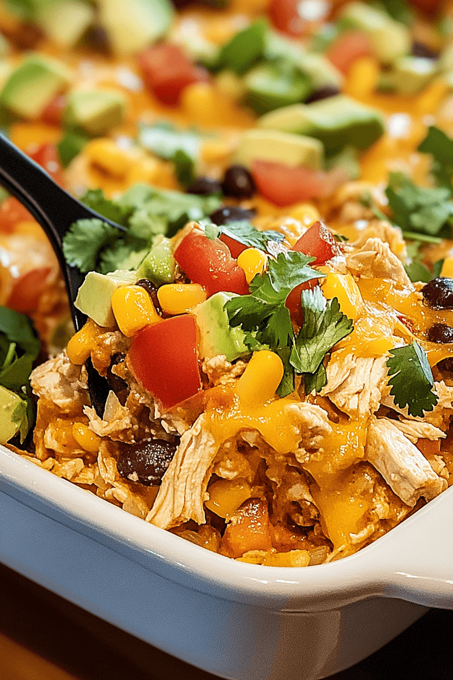 chicken taco casserole