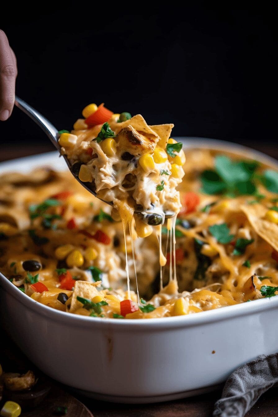 chicken taco casserole