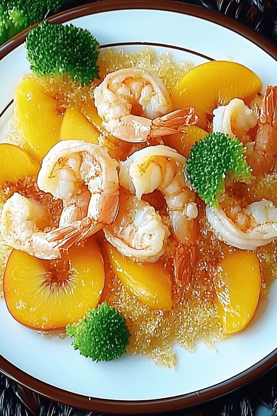 chinese peaches and cream shrimp