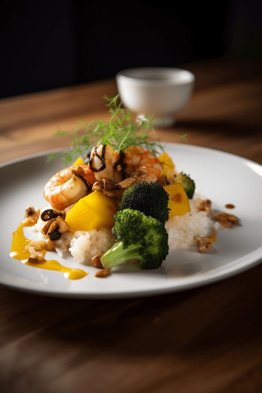 chinese peaches and cream shrimp