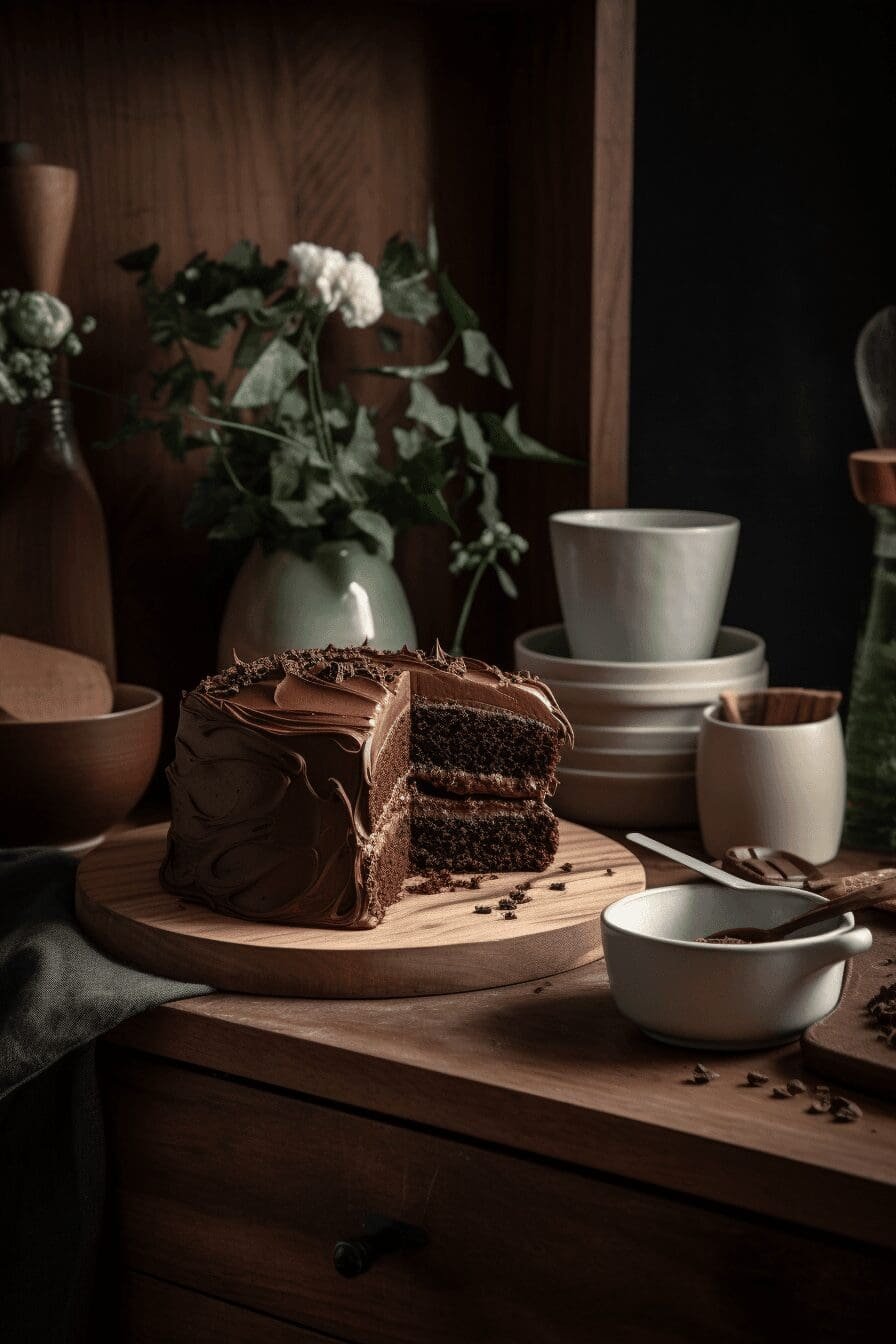 chocolate buttermilk cake