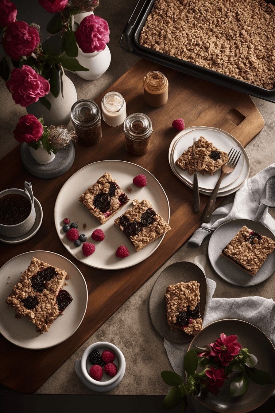 chocolate raspberry crumb bars