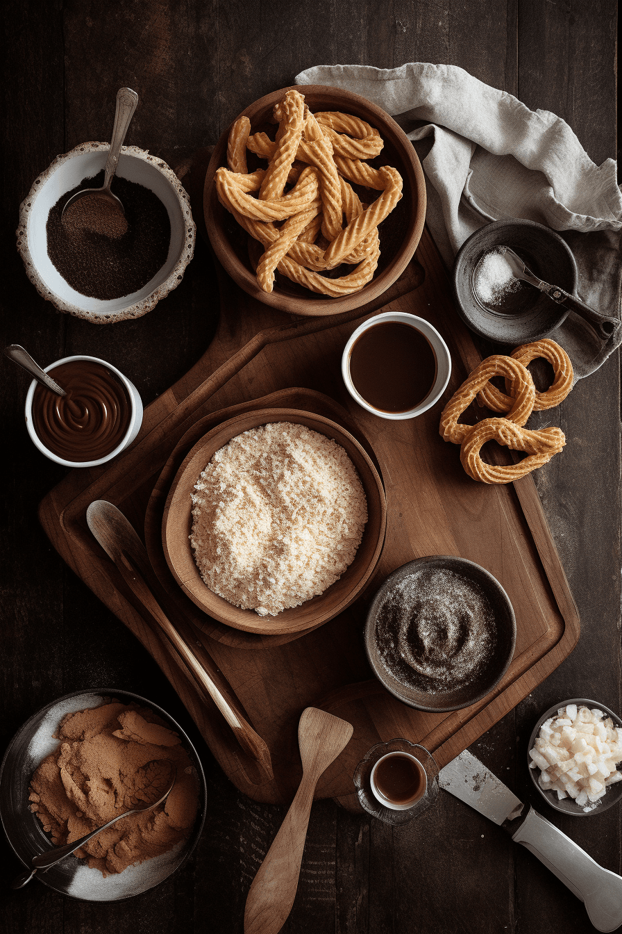 cookie dough cheesecake churros