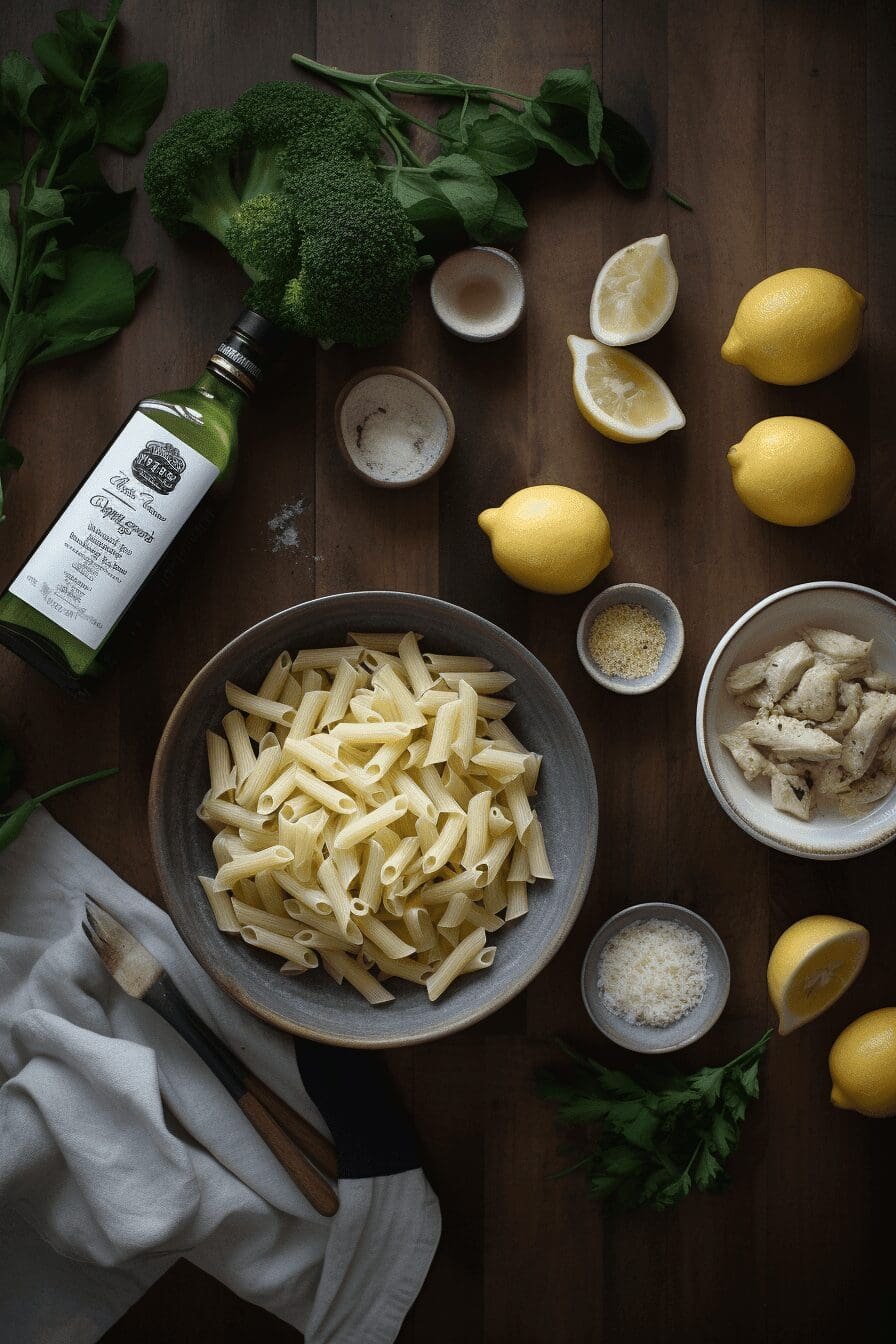 creamy chicken broccoli pasta