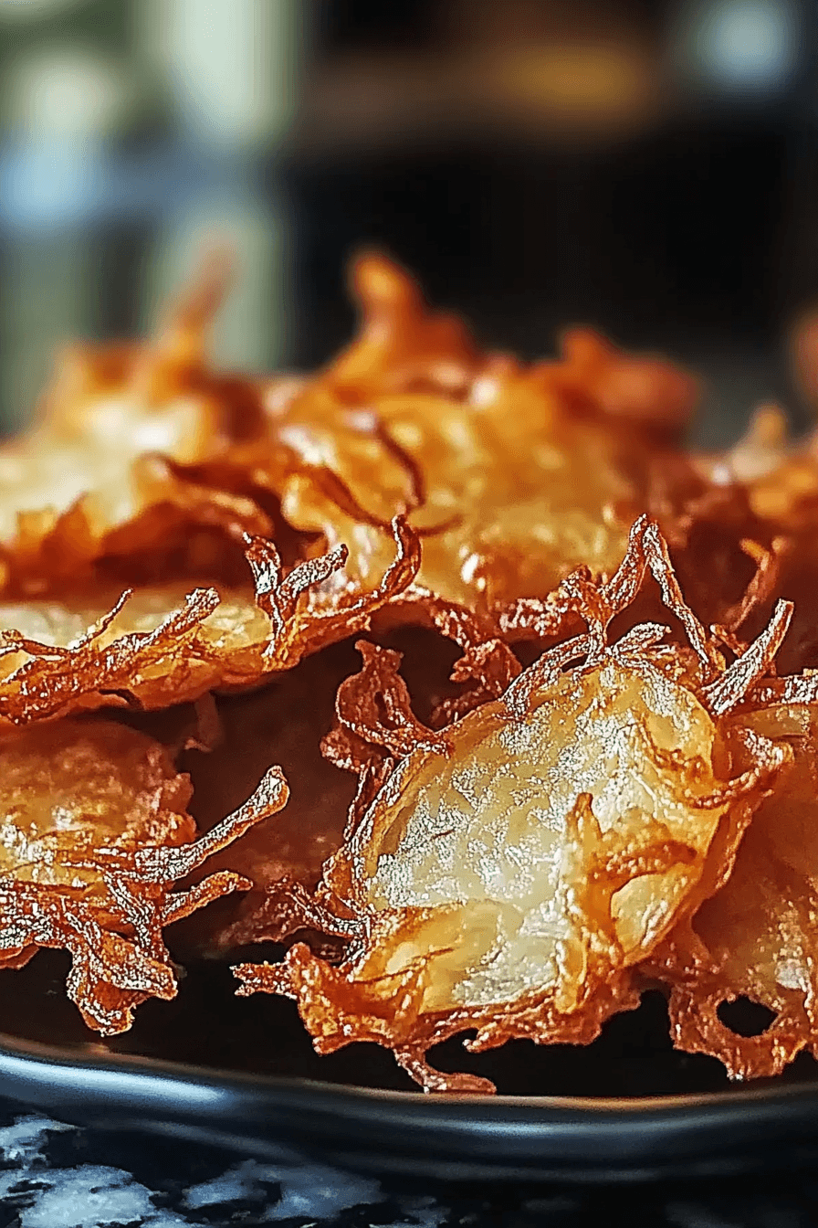 crispy amish onion fritters