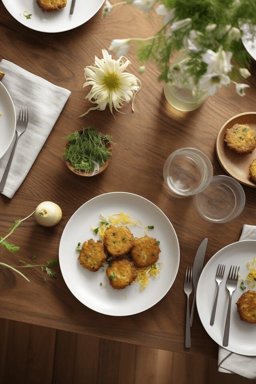 crispy amish onion fritters