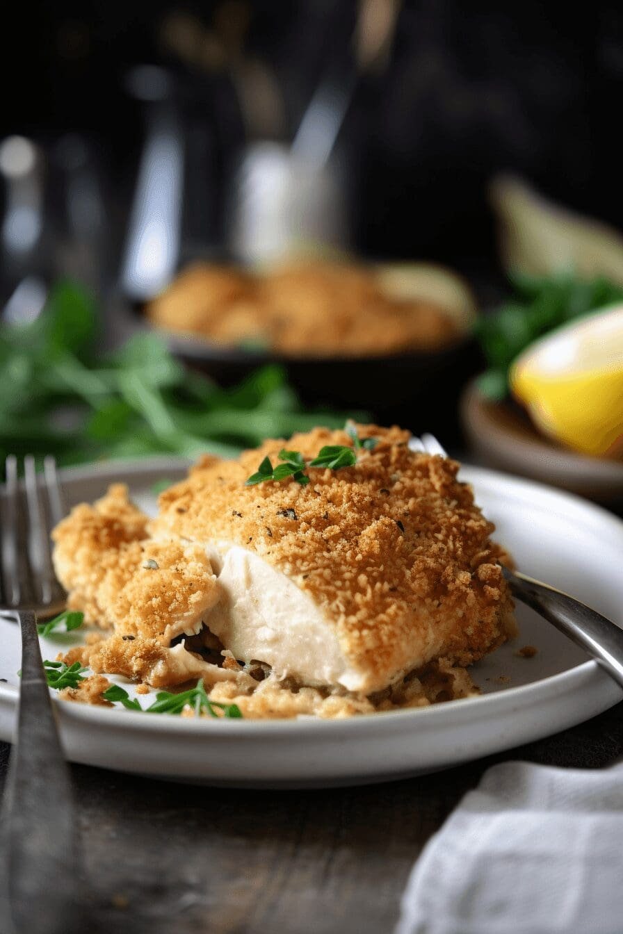 crispy baked parmesan chicken