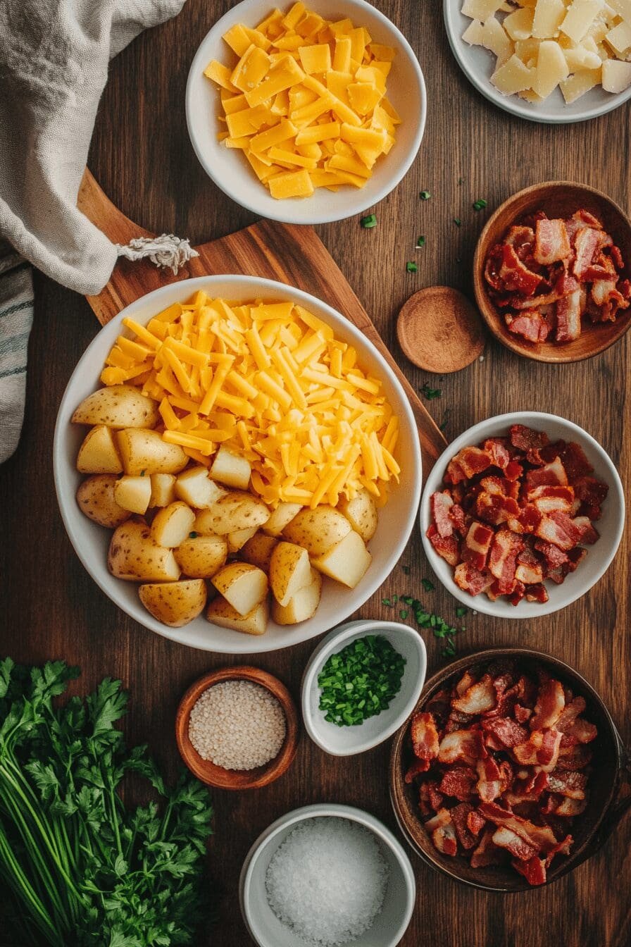 crock pot bacon ranch potatoes