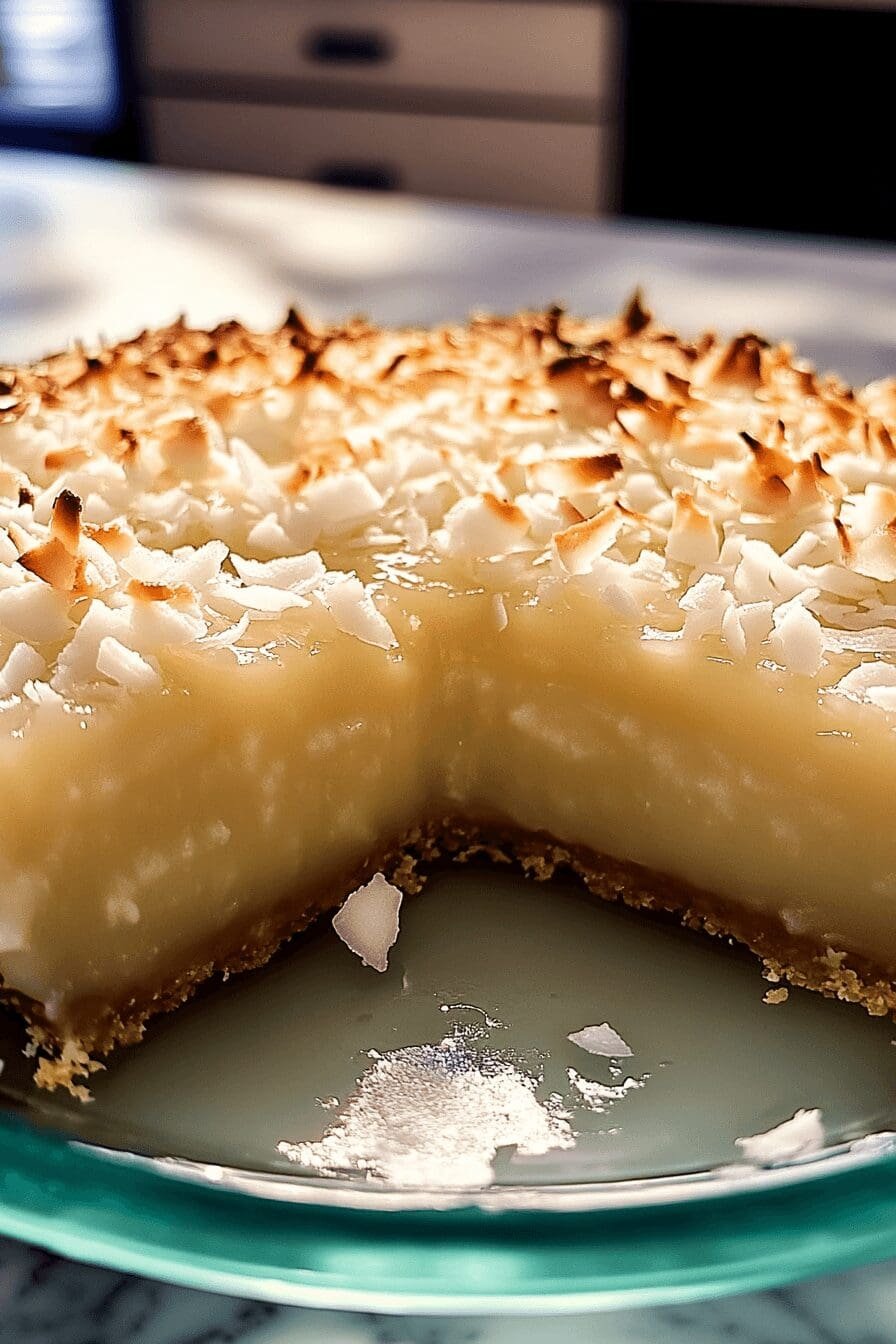 crustless coconut pie