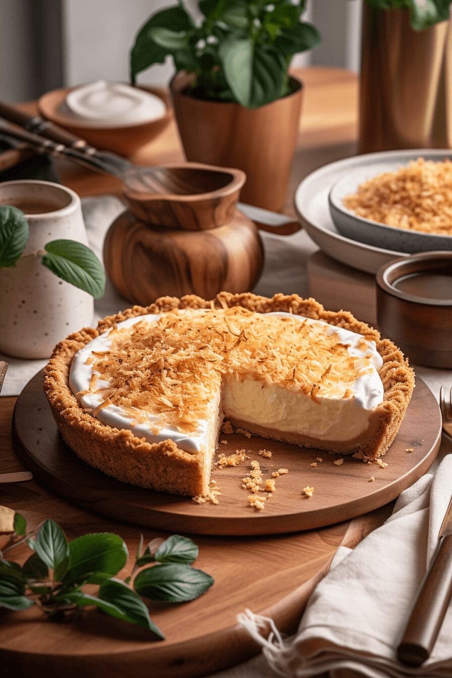crustless coconut pie
